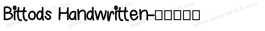 Bittods Handwritten字体转换